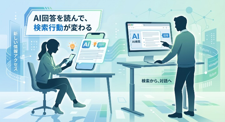 AI検索の普及とユーザー行動の変化